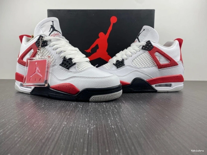 Rep TBK Jordan 4 Air Cement DH6927-161 Red 0702